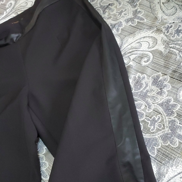 ZARA LEATHER DETAIL PANTS SIZE M - Picture 3 of 10